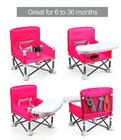 Portable Travel Booster Seat With Tray  Folding Baby Seat Booster High Chair    