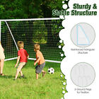 12 X 6ft All-weather Soccer Goal W strong Upvc Frame Kids Adults Soccer Practice