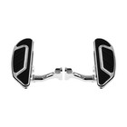 Chrome Passenger Floorboards 1 25 Short Angled Footpegs For Harley Touring