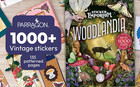 Woodland Vintage Sticker Book With 1000  Stickers For Journaling Scrapbooking