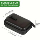 Golf Rangefinder Case - Eva Hard Shell Case - Black      Great Stocking Stuffer