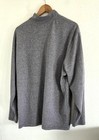 Adidas Men s Gray Knit Golf Logo 3-stripes 1 4 Zip Long Sleeve Pullover Size 2xl