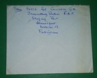 1948 British India Pakistan Overprint Force Mail Postal Used Cover To England 