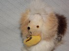 Vintage Japanese Made Tin Wind Up Toy Dog  Bounces Up  Down    Around Good Cond 