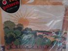 Coats   Clark Red Heart Country Morning Rug Pattern Latch Hook Retro Kitsch Usa