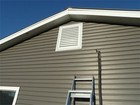 24  Wide X 30  Tall Hinged Aluminum Gable Vent With White Enamel Finish