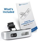 Etekcity Luggage Scale  Travel  Digital Weight Scale  Hanging Scale  110 Pounds