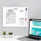 Maxgear Small Dry Erase Board  14 x11  Double Sided Hanging Whiteboard For Wall 