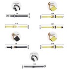 Uimoso Ratchet Straps Tie Down Strap 2 x 8   15  27  30  W j Hook e-track 8 Pack