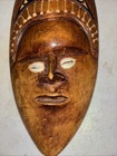 Papua New Guinea Sepik River Timbinke Spirit Tribal Mask Hand Carved Wood