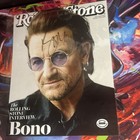 Singer Bono U2 Band Authentic Signed  Autographed 8x10 Rollingstone Photo