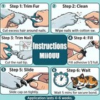 100 Pcs Cat Nail Caps   Cat Claw Covers With Adhesives And Applicators   S