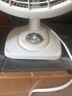 Vintage Lasko Oscillating Table Fan Type 12-1 Plastic Frame 3 Speed