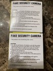 Lot Of 2 Fake Dome Surveillance Security Cctv Camera With Led Light Us
