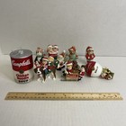 Vintage Campbell   s Soup Kids Christmas Ornaments Mixed Lot 9 Figures Decoration