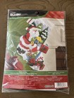 2014 Bucilla 18  Felt Christmas Stocking Kit Santa s Mailbox  86576 Nos  031