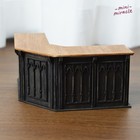 Corner Cabinet Furniture Unfinished 1 6 Scale 1 12 Dollhouse Miniature Bedroom