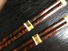Vintage  2 Pairs Japanese Lacquered  Wooden Chopsticks   8       And 9       without Box