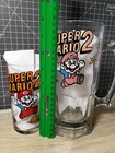 1989 Super Mario Bros 2 Beer Stein   Drinking Glass Nintendo 32 Oz   12 Oz  rare
