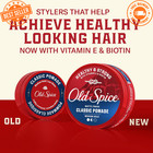 Old Spice Mens Hair Pomade Healthy Strong Vitamin E Biotin Matte 2 22oz New