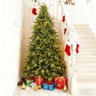 7ft Prelit Blue Spruce Christmas Tree Artificial Full Xmas Tree   500 Lights