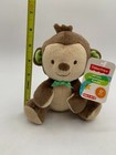 New Fisher Price Plush Monkey My Little Snugamonkey Bean Bag Stuffed 2013 Tags