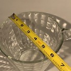 Mcm Vtg Glass Ice Bucket pressed Squares Motif handsome Design excl Cond 6    gift