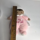 Ganz Baby Collection My First Baby Doll Rattle Plush Lovey Pink Stuffed Soft Toy