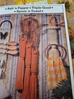 Two Vintage Macrame Pattern Books Home Decor Plant Hangers Kitchen Lampshade  