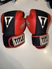 Title Boxing Gel Bag Gloves Pair - Black   Red Boxing Training Bag Gloves