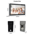 Video Doorbell Wifi Intercom  2-wire Visual Doorbell  1080p  10   Touch Color