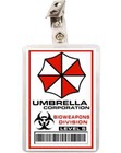 Resident Evil Umbrella Corporation Id Badge Cosplay Costume Name Tag Prop