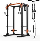 Power Cage Power Rack With Cable Crossover System 2000lbs Squat Rack Home Gym