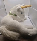 Vintage 1978 Dakin Utopia Unicorn Plush Pillow Pets Stuffed White Yellow Horn