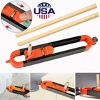 Profile Scribing Ruler Contour Gauge With Lock - Precise Scribe Tool Woodworking