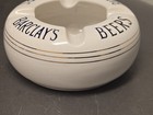 Vintage  Super Rare Barclays Beers Ashtray Made By Sadler In England