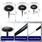 Tire Patch Kit Including Tire Patch Plugs In 3 Size  Tungsten Tire Repair Kit