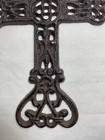 Cast Iron Decorative Cross Indoor Outdoor Garden Wall Decor