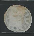 Venezuela  1860  Scott 005 In Fragment  Postmark Caracas  Blue Ink  Ebv317