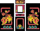 Ms Pac Man Arcade Cabinet 6 Pc Restoration Kit Side Art Kickplate Cpo