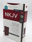 Nkjv Reference Bible Personal Size Giant Print Thomas Nelson Red Leathersoft New