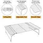 P p Chef Cooling Rack Set Of 2  2-tier Stackable Stainless 15  X 10   Silver 