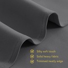 2 Pc Heavy Thick Blackout Grommet Window Curtain Drape Treatment Room Darkening