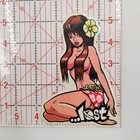 Lost Surfboards Sexy Aloha Hawaiian Girl Sticker Vtg 1990 s Surfing Streetwear