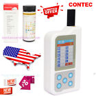Contec 2 4  Lcd Bc401 Portable Urine Analyzer Test Strips Usb Bluetooth 100 Pcs