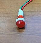 Bbt Waterproof 12 Volt Ac dc Low Profile Red Led Indicator Light