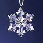 2016 Swarovski little Star Snowflake Mini Christmas Ornament small new box   Coa