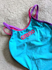 Arena One Piece Swimsuit Womens 32 Turquoise Pink Purple Swim Suit