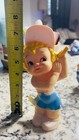 Vintage 1960s Rubber Squeak Toy Boy Golfer Made In West Germany Working