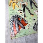 Vintage Walt Disney Zorro 3d Plastic Cutouts Don Diego Paper Doll Set Aldon Ind